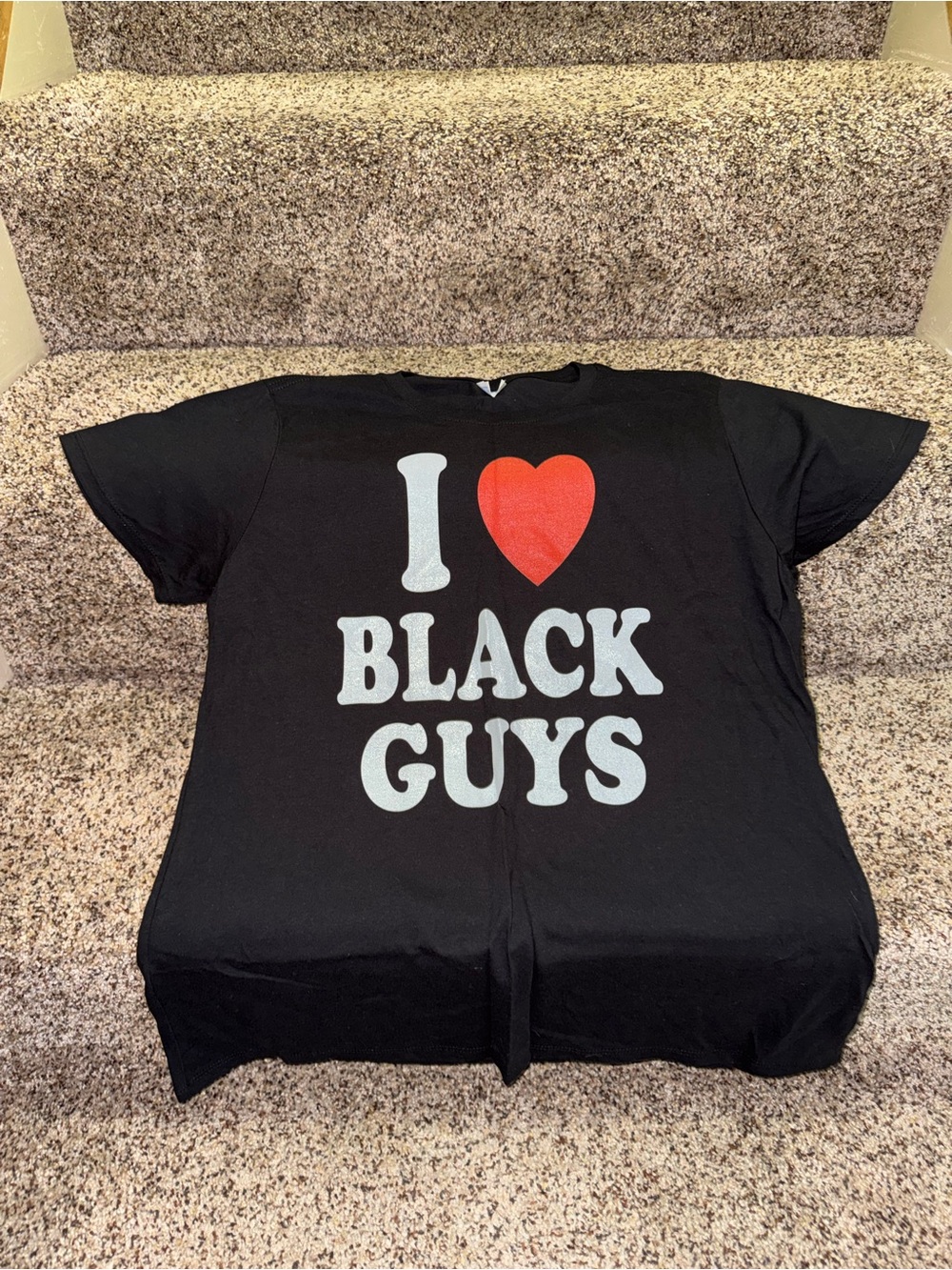 Port & Company “I ❤️ Black Guys” Unisex T-Shirt